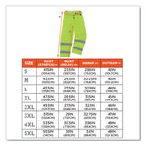 Glowear 8925 Class E Hi-vis Thermal Pants, 5x-large, Lime
