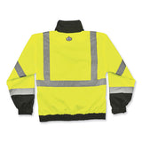 Glowear 8379 Class 3 Hi-vis Fleece Lined Bomber Jacket, Lime, Large, Ships In 1-3 Business Days