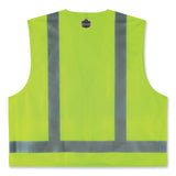 Glowear 8249z-s Single Size Class 2 Economy Surveyors Zipper Vest, Polyester, Medium, Lime, Ships In 1-3 Business Days