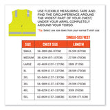 Glowear 8249z-s Single Size Class 2 Economy Surveyors Zipper Vest, Polyester, 5x-large, Lime, Ships In 1-3 Business Days