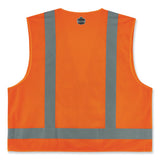 Glowear 8249z-s Single Size Class 2 Economy Surveyors Zipper Vest, Polyester, Small, Orange, Ships In 1-3 Business Days
