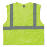 Glowear 8210hl-s Single Size Class 2 Economy Mesh Vest, Polyester, X-small, Lime, Ships In 1-3 Business Days