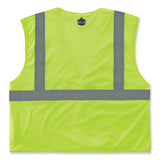 Glowear 8210hl-s Single Size Class 2 Economy Mesh Vest, Polyester, Large, Lime, Ships In 1-3 Business Days