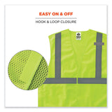 Glowear 8215ba-s Single Size Class 2 Economy Breakaway Mesh Vest, Polyester, X-small, Lime, Ships In 1-3 Business Days