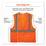 Glowear 8215ba-s Single Size Class 2 Economy Breakaway Mesh Vest, Polyester, Small, Orange, Ships In 1-3 Business Days