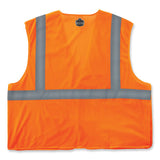 Glowear 8215ba-s Single Size Class 2 Economy Breakaway Mesh Vest, Polyester, Medium, Orange, Ships In 1-3 Business Days