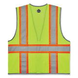 Glowear 8246z-s Single Size Class 2 Two-tone Mesh Vest, Polyester, Small, Lime, Ships In 1-3 Business Days