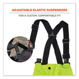 Glowear 8918bk Class E Hi-vis Rain Bibs Black Bottom, Large, Lime, Ships In 1-3 Business Days