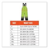 Glowear 8918bk Class E Hi-vis Rain Bibs Black Bottom, Large, Lime, Ships In 1-3 Business Days