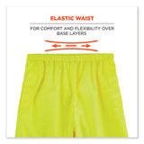Glowear 8916 Class E Lightweight Hi-vis Rain Pants, 3x-large, Lime, Ships In 1-3 Business Days