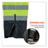 Glowear 8915bk Class E Hi-vis Rain Pants Black Bottom, Medium, Lime, Ships In 1-3 Business Days
