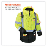 Glowear 8384 Class 3 Hi-vis Quilted Thermal Parka, 3x-large, Lime, Ships In 1-3 Business Days