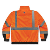 Glowear 8381 Class 3 Hi-vis 4-in-1 Quilted Bomber Jacket, Orange, Large, Ships In 1-3 Business Days