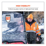 Glowear 8381 Class 3 Hi-vis 4-in-1 Quilted Bomber Jacket, Orange, Large, Ships In 1-3 Business Days