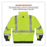 Glowear 8377 Class 3 Hi-vis Quilted Bomber Jacket, Lime, Large, Ships In 1-3 Business Days