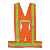 Glowear 8140ba Class 1 Breakaway Sash, Polyester, X-large/2x-large, Orange