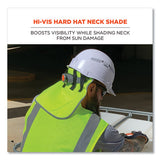 Glowear 8006 Hi-vis Hard Hat Neck Shade, 12.25 X 10.5, Lime, Ships In 1-3 Business Days