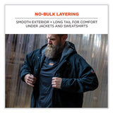 N-ferno 6436 Long Sleeve Lightweight Base Layer Shirt, X-large, Black, Ships In 1-3 Business Days