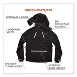 N-ferno 6466 Thermal Jacket With 500d Nylon Shell, Medium, Black, Ships In 1-3 Business Days