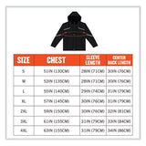 N-ferno 6466 Thermal Jacket With 500d Nylon Shell, Medium, Black, Ships In 1-3 Business Days