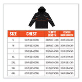 N-ferno 6466 Thermal Jacket With 500d Nylon Shell, Large, Black, Ships In 1-3 Business Days