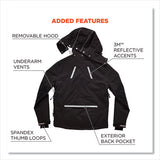 N-ferno 6466 Thermal Jacket With 500d Nylon Shell, 4x-large, Black, Ships In 1-3 Business Days