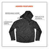 N-ferno 6467 Winter Work Jacket With 300d Polyester Shell, Small, Black, Ships In 1-3 Business Days