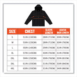 N-ferno 6467 Winter Work Jacket With 300d Polyester Shell, Large, Black, Ships In 1-3 Business Days