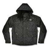 N-ferno 6467 Winter Work Jacket With 300d Polyester Shell, 2x-large, Black, Ships In 1-3 Business Days
