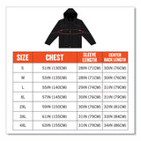 N-ferno 6467 Winter Work Jacket With 300d Polyester Shell, 4x-large, Black, Ships In 1-3 Business Days