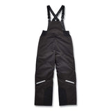 N-ferno 6471 Thermal Bibs With 500d Nylon Shell, Medium, Black, Ships In 1-3 Business Days