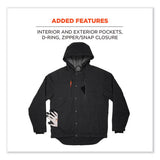 N-ferno 6468 Duck Canvas Work Jacket, Large, Black, Ships In 1-3 Business Days