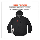 N-ferno 6468 Duck Canvas Work Jacket, 4x-large, Black, Ships In 1-3 Business Days