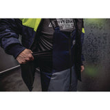 N-ferno 6477 Insulated Cooler Bib Overall, 3x-large, Navy, Ships In 1-3 Business Days