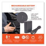 N-ferno 6495 Rechargeable Heated Vest With Batter Power Bank, Fleece/polyester, Small, Black, Ships In 1-3 Business Days