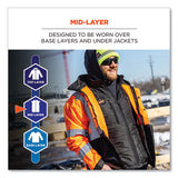 N-ferno 6495 Rechargeable Heated Vest With Batter Power Bank, Fleece/polyester, Small, Black, Ships In 1-3 Business Days