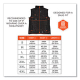 N-ferno 6495 Rechargeable Heated Vest With Battery Power Bank, Fleece/polyester, Large, Black, Ships In 1-3 Business Days