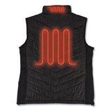 N-ferno 6495 Rechargeable Heated Vest With Battery Power Bank, Fleece/polyester, 2x-large, Black, Ships In 1-3 Business Days