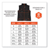 N-ferno 6495 Rechargeable Heated Vest With Battery Power Bank, Fleece/polyester, 2x-large, Black, Ships In 1-3 Business Days