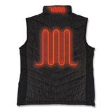 N-ferno 6495 Rechargeable Heated Vest With Battery Power Bank, Fleece/polyester, 3x-large, Black, Ships In 1-3 Business Days