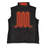 N-ferno 6495 Rechargeable Heated Vest With Battery Power Bank, Fleece/polyester, 4x-large, Black, Ships In 1-3 Business Days