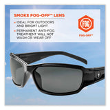 Skullerz Thor Safety Glasses, Black Nylon Impact Frame, Anti-fog Smoke Polycarbonate Lens, Ships In 1-3 Business Days