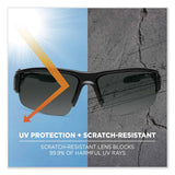 Skullerz Dagr Safety Glasses, Black Nylon Impact Frame, Polarized Smoke Polycarbonate Lens, Ships In 1-3 Business Days