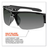 Skullerz Dagr Safety Glasses, Black Nylon Impact Frame, Anti-fog Smoke Polycarbonate Lens, Ships In 1-3 Business Days