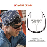 Skullerz Dagr Anti-scratch And Enhanced Anti-fog Safety Glasses, Black Frame, Smoke Polycarbonate Lens, Ships In 1-3 Bus Days