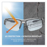 Skullerz Dagr Safety Glasses, Matte Gray Nylon Impact Frame, Indoor/outdoor Polycarbonate Lens, Ships In 1-3 Business Days