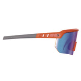 Skullerz Aegir Safety Glasses, Mirrored Lenses, Orange Nylon Frame, Blue Mirror Polycarbonate Lens, Ships In 1-3 Bus Days
