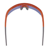 Skullerz Aegir Anti-scratch/enhanced Anti-fog Safety Glasses, Orange Frame, Blue Mirror Polycarb Lens, Ships In 1-3 Bus Days