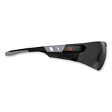 Skullerz Saga Frameless Safety Glasses, Matte Black Nylon Impact Frame, Smoke Polycarbonate Lens, Ships In 1-3 Business Days