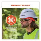 Skullerz Saga Frameless Safety Glasses, Black Nylon Impact Frame, Anti-fog Smoke Polycarb Lens, Ships In 1-3 Business Days